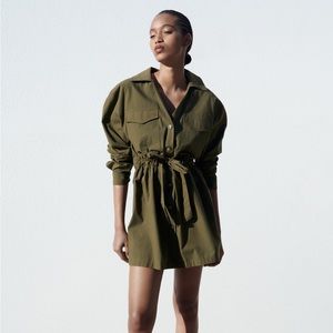 ZARA BELTED MINI DRESS